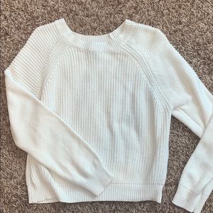 Cute knit white sweater